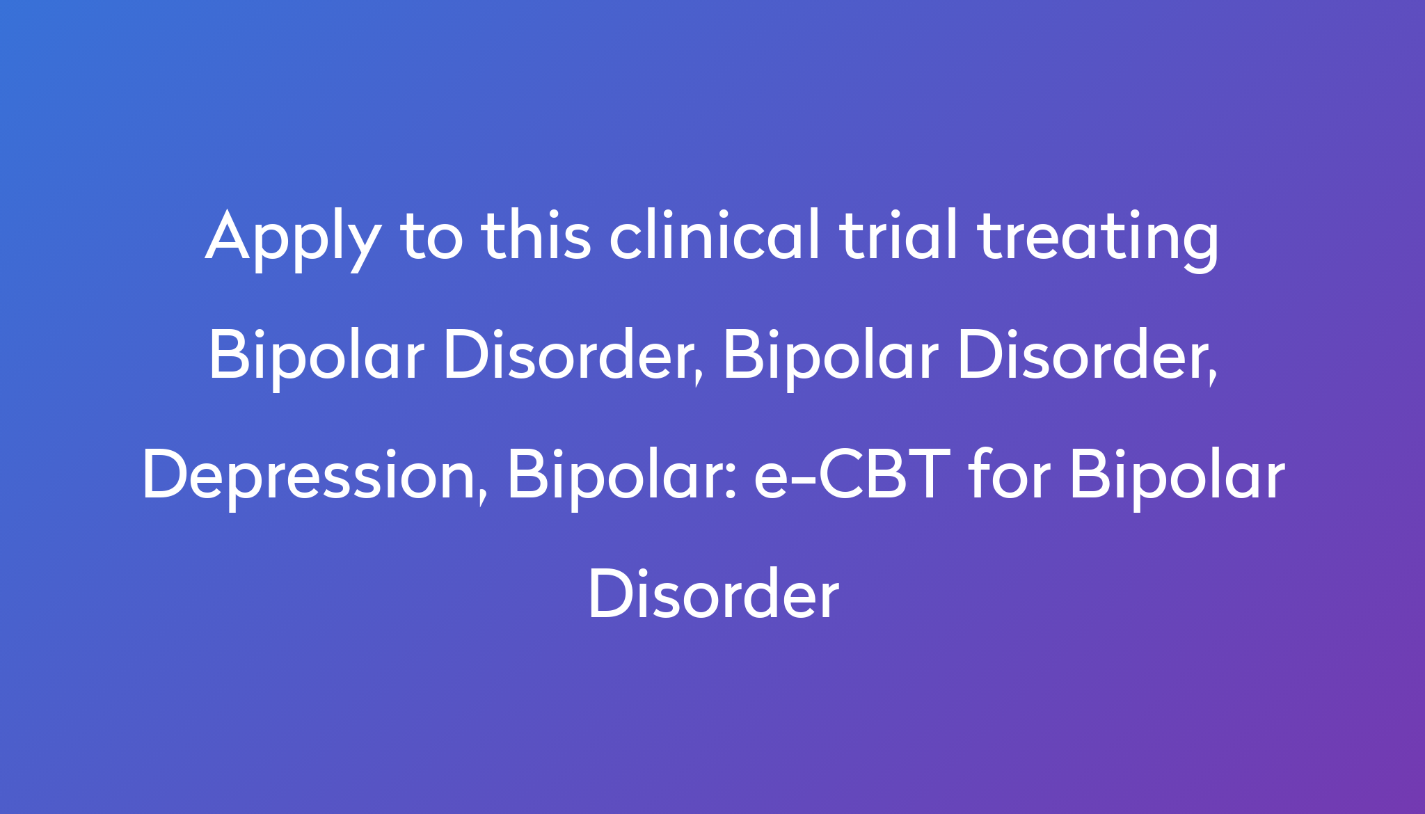 e-cbt-for-bipolar-disorder-clinical-trial-2024-power